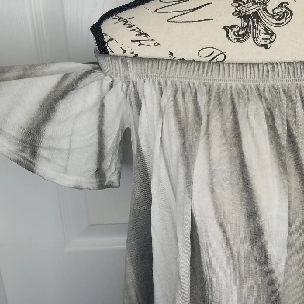 Free People Flowy Off Shoulder Tie Dye Top Size Small
